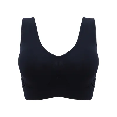 S-6XL Large Size Women Comfort Hollow Mesh Shockproof Support Fitness Bras