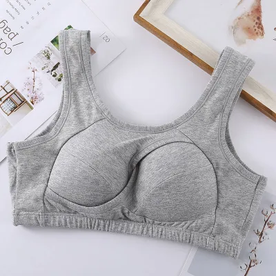 Women Sexy Solid Color Wireless Push-up Athletic Sport Bras