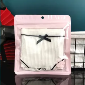 Wholesale 100pcs/Set Children'S Socks Packaging Bag Underwear Underwear Mask Ziplock Transparent Bag