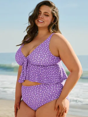 Traje de baño de una pieza de talla grande con cremallera y estampado de hojas para mujer, estilo casual de verano.