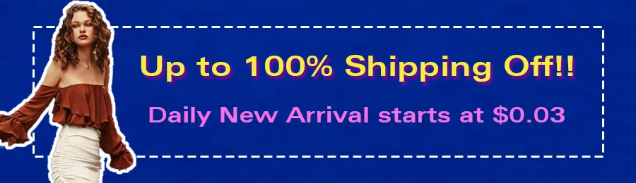 100% Shipping Off