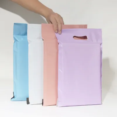 100pcs Thickened Waterproof Clothing Packaging Bag Color Portable Courier Bag