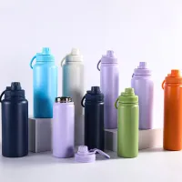 Simple Large-Capacity Straw Cup Stainless Steel Insulation Cup