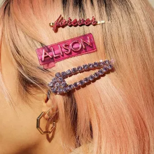 Fashion Sequin Name Letter Design Acrylic Bobby Pins