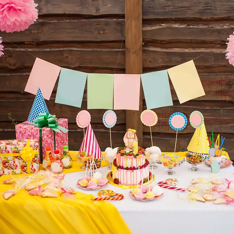 Party Decoration Pennant Pull Flag