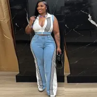 جينز بمقاسات كبيرة