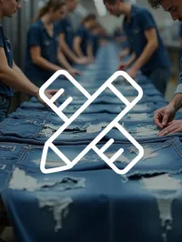 جينز رجالي مصمم خصيصاً