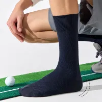Men Simple Casual Sweat-Absorbing Non-Slip Mesh Breathable Socks