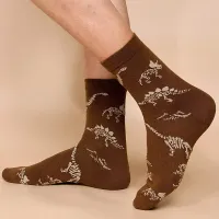 Men Simple Casual Sweat-Absorbing Non-Slip Mesh Breathable Socks