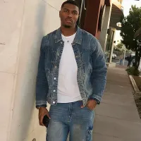 Men Fashion Simple Solid Color Denim Jacket