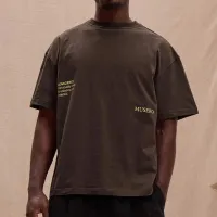 Men Casual Loose Letter Printing Round Neck Short Sleeve T-Shirt