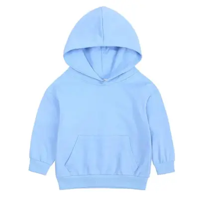 Sweat à capuche unisexe décontracté de couleur unie avec logo personnalisé