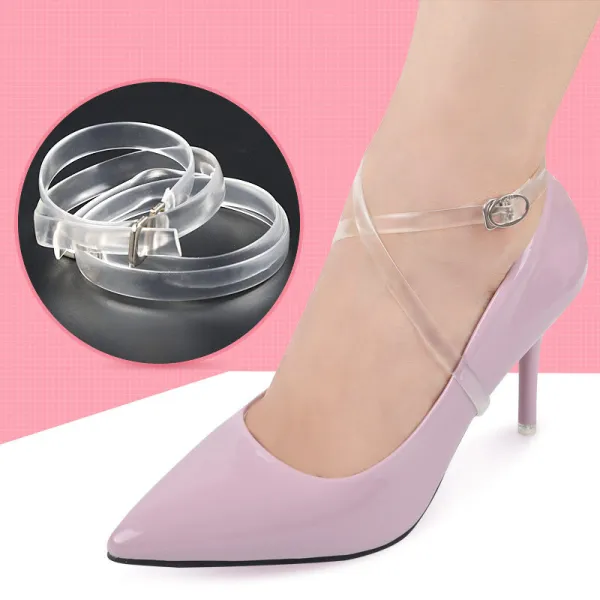 Transparent Shoelaces Invisible Ankle Strap Shoe Accessories Belt