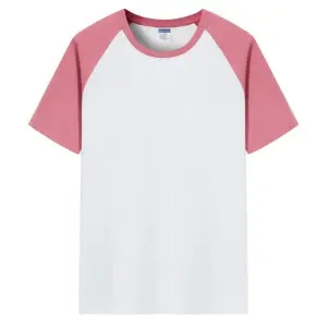 Kids Crew Neck Short Sleeve Advertising Solid Color 100% Cotton T-Shirt Custom