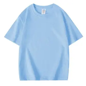 Kids Children'S Cotton Crew Neck Dropped Shoulder Customized Short-Sleeved T-Shirt