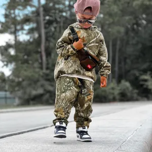 Children Kids Toddlers Girls Boys Long-Sleeved Print Hoodies And Pants 2pcs Set